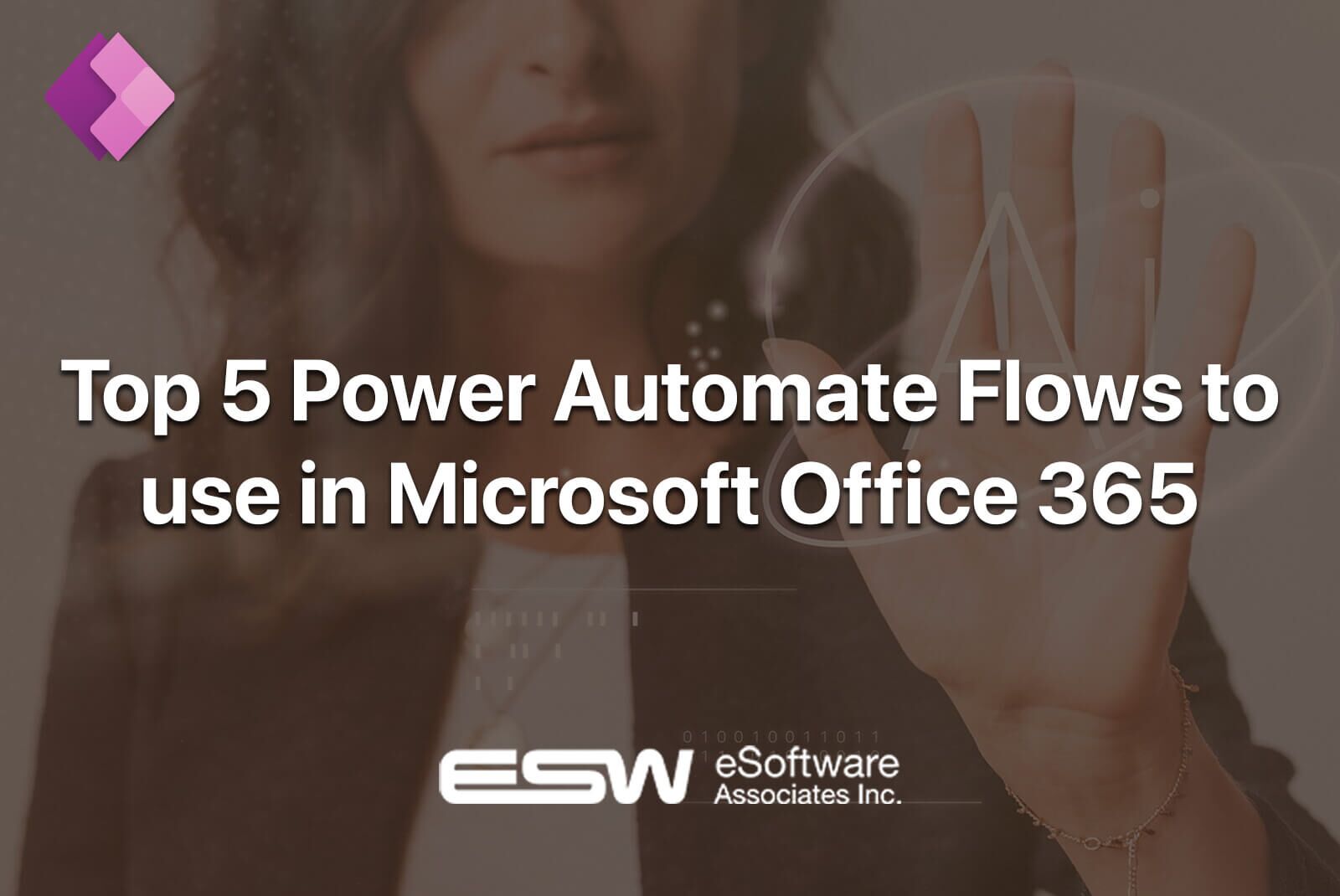 ESWCompany-top-5-Power-Automate-Flows-to-Use-In-Office-365 | eSoftware Associates Inc (ESW) Top 5 Power Automate Flows to use in Microsoft Office 365