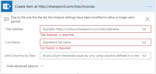 Microsoft Flow Add Comment Best Practice