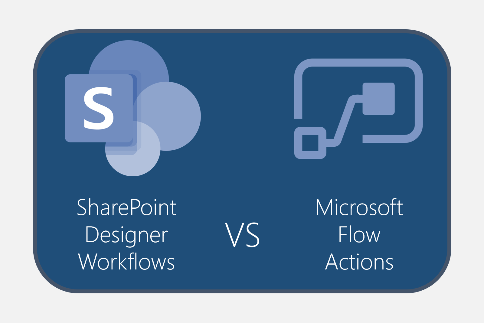 Compare SharePoint Designer Workflows vs Microsoft Flow Actions