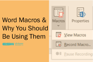Word Macros and Why You Should Be Using Them
