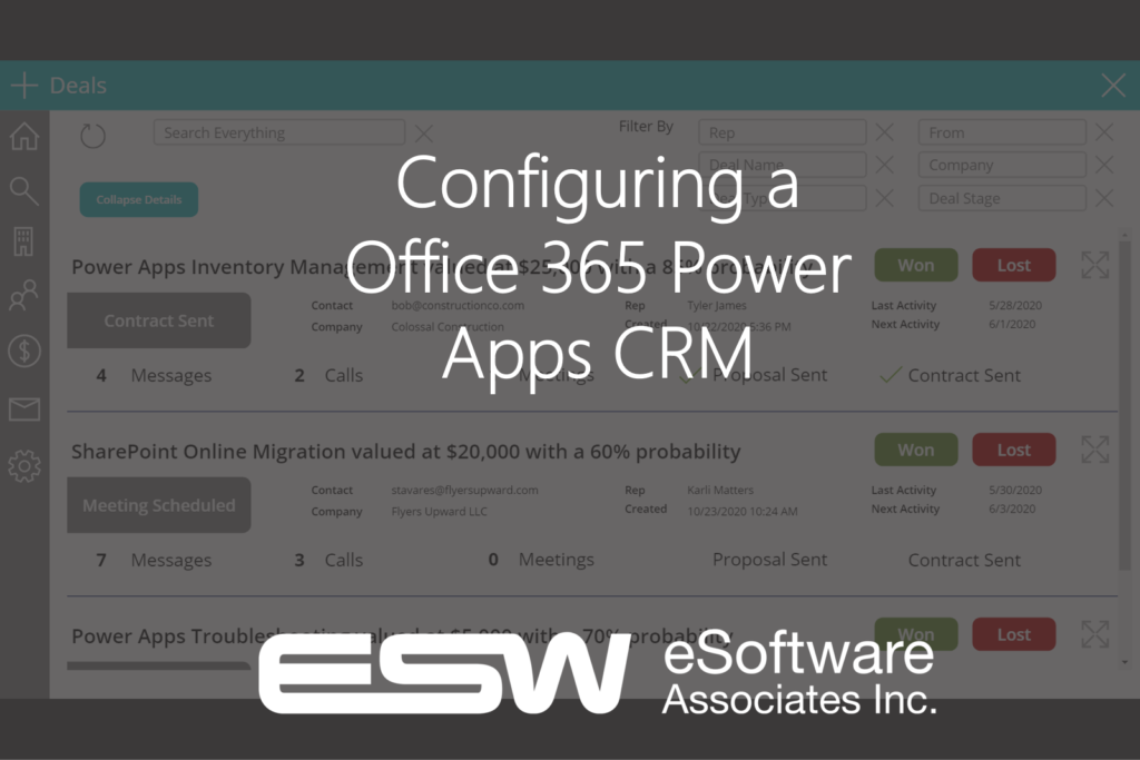 Learn about configuring an Office 365 Power Apps CRM.