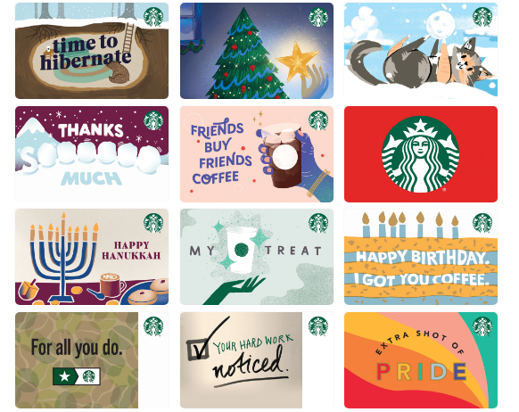 Starbucks App Designs