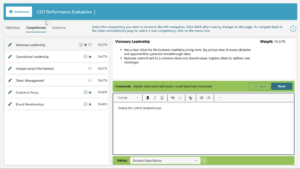 CEO Performance Evaluation Solution | Power Apps